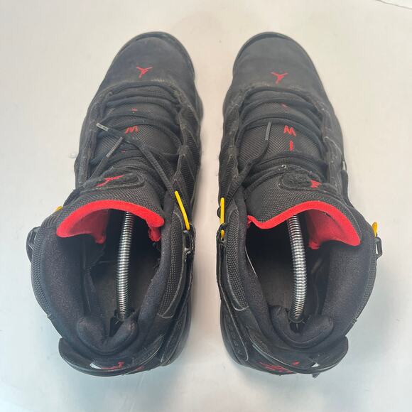 Nike Air Jordan 6 Rings Black Red Sulfur Basketball Shoes Men's Size 13 - Picture 8 of 11
